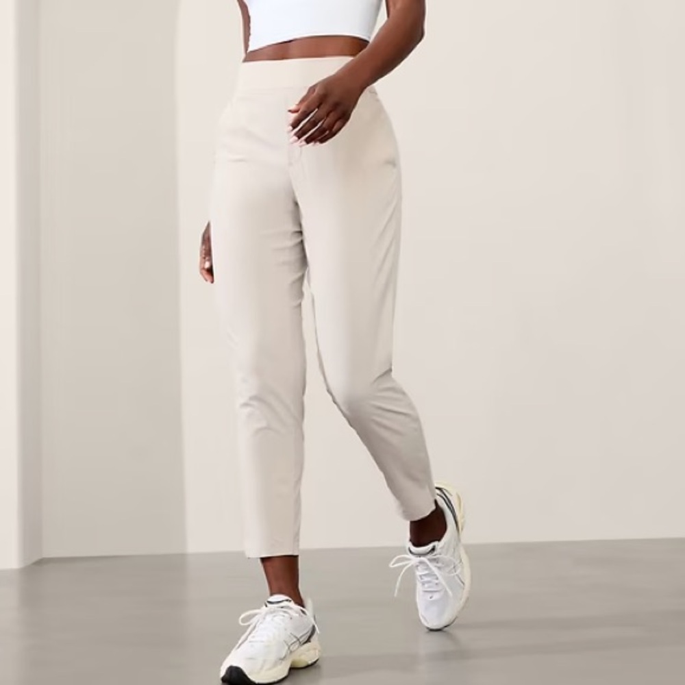 Athleta Beige Khaki Brooklyn Ankle Pant